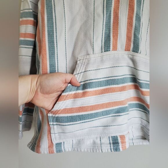 Pendleton Striped Multicolor Women's Soft Surf Hoodie Size Large - Picture 6 of 12
